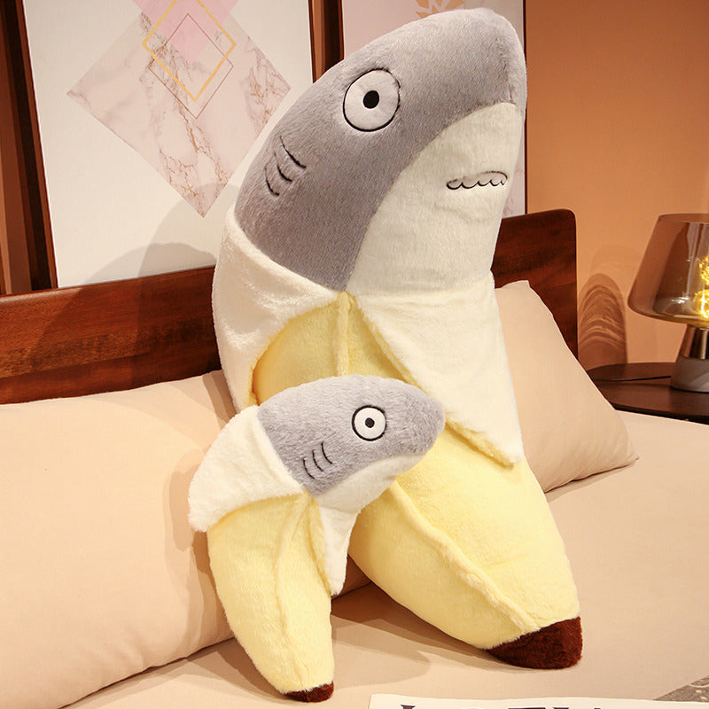 Shark Banana Pillow Plush Toy Doll