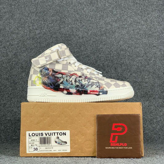 LV x Air Force 1 Mid 'Graffiti'