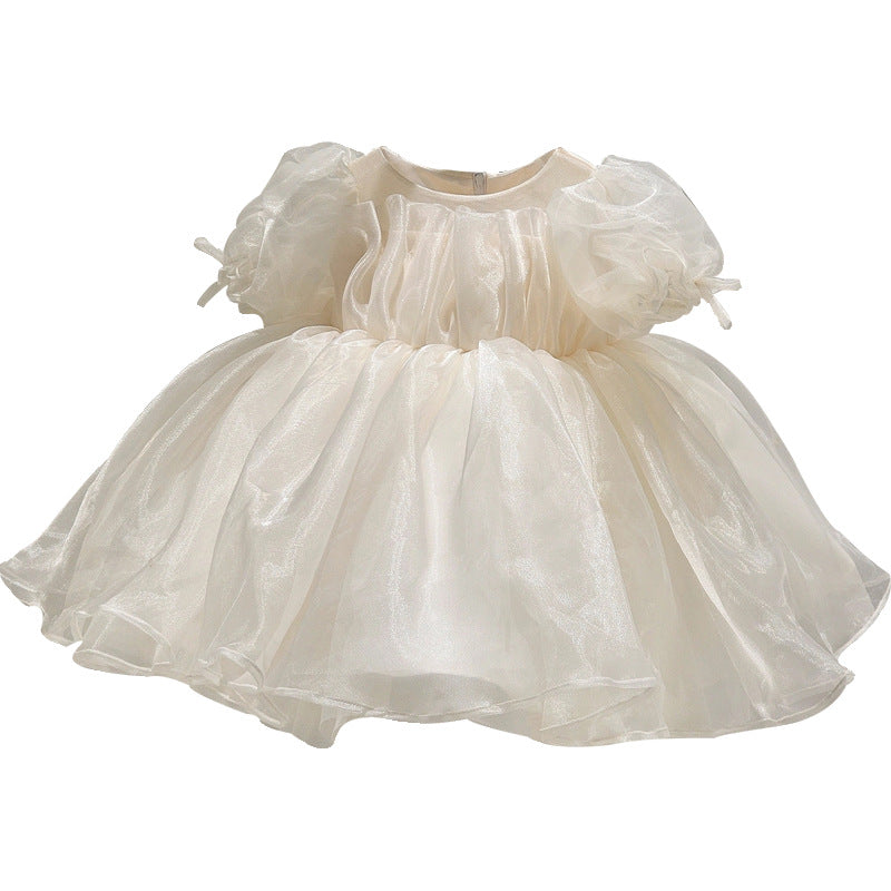 One year old heiress dress princess dress baby birthday party dress