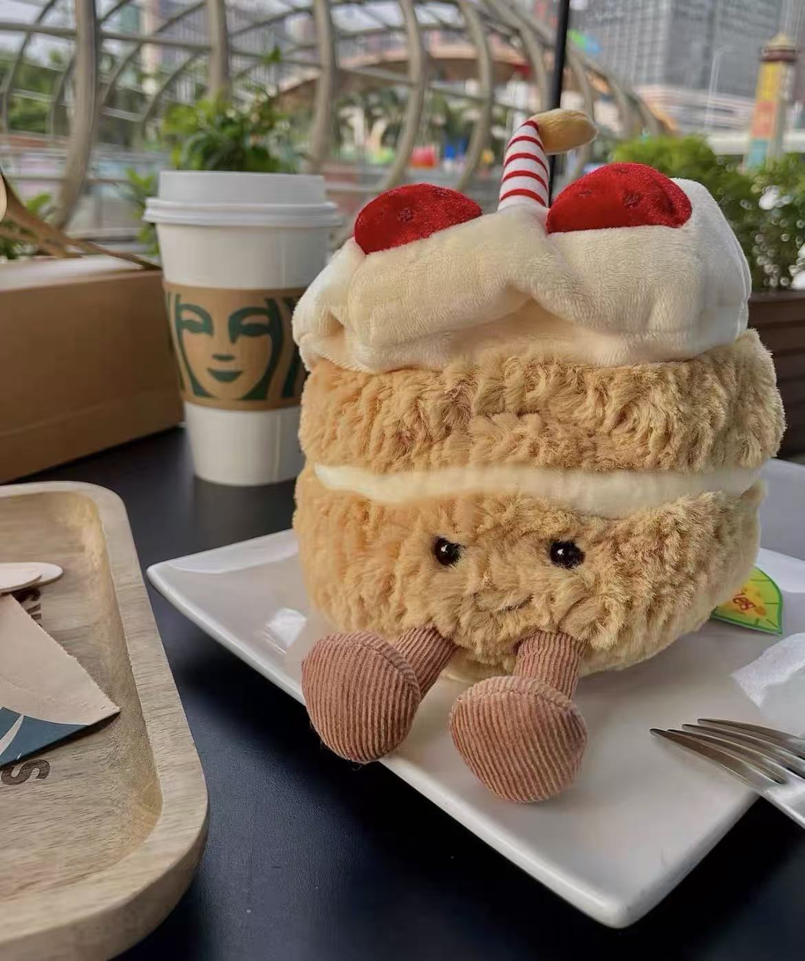 Jellycat Peanut Penguin Plush Toy Fluffy Animal Birthday Cake Drop Shipping