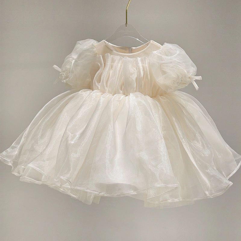 One year old heiress dress princess dress baby birthday party dress